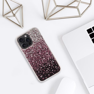 Tel Protect Diamond Ümbris jaoks Iphone 14 Pro Max burgundia