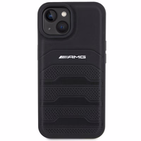 AMG Leather Debossed Lines ümbris jaoks iPhone 15 - must