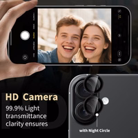 Karastatud klaas jaoks camera Tech-Protect CamRing Fit+ Apple iPhone 17 clear