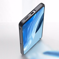 Dux Ducis Fino nailonist kattega ümbris Oppo Reno7 Pro 5G must