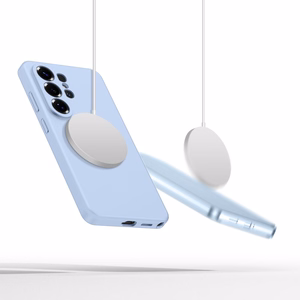 Tech-Protect Силиконовый MagSafe Чехол для Samsung Galaxy S26 Ultra - синий
