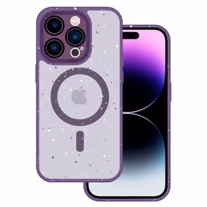 Tel Protect Magnetic Splash Frosted Ümbris jaoks Iphone 15 Plus Purple