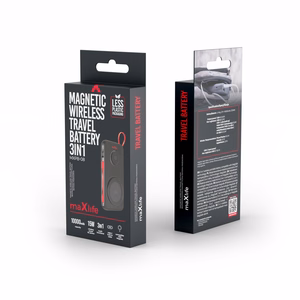 Maxlife wireless power bank MXPB-08 10000 mAh magnetic 3in1 must