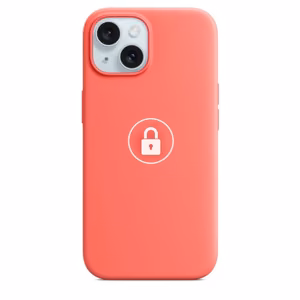 Telefoni ümbris "Silicone Case v2" iPhone 15 / Guava / pakendis