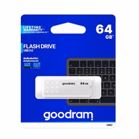 GOODRAM UME2 Pendrive - 64GB USB 2.0 WHITE