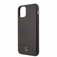 Mercedes Wood Line Rosewood ümbris iPhone 11 Pro Max'ile - pruun