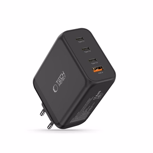 Tech-Protect NC200W-GaN 4-portiline 200W seinalaadija - must