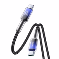 Joyroom S-A42 Crystal-Clear Series 60W USB-C - USB-C kaabel 1.2m - must