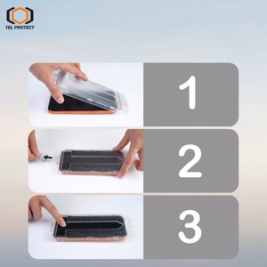 Tel Protect Dust-Free Easy Fit Privacy Full Glue 6D закаленное стекло для Iphone 15 Pro черное