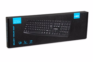 iBOX Eris USB klaviatuur, Must