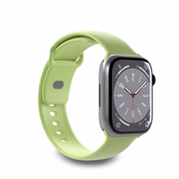 PURO ICON - elastne rihm Apple Watch 38/40/41/42 mm (S/M & M/L) (Matcha roheline)
