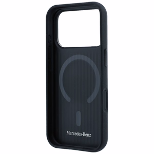 Mercedes MagSafe nahast ümbris rõngasalusega mudelitele iPhone 18 Pro / 17 Pro, must
