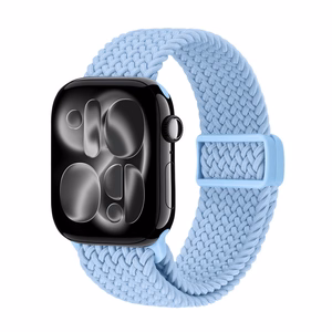 Crong Wave Band punutud Apple Watch rihm, 38/40/41/42 mm, taevasinine