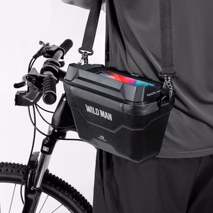 WILDMAN reisikott jalgratta juhtrauale lukuga, 3L (4"-7"), XT8, must