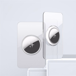 DUX DUCIS card-shaped protective case jaoks AirTag 2 pcs läbipaistev + must