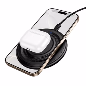 Borofone Juhtmevaba induction laadija BQ40 Crown 15W must
