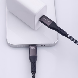 Maxlife MXUC-11 магнитный кабель USB-C - Lightning 1,0 m 27W черный нейлон