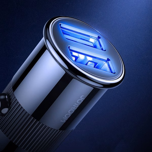 Автомобильное зарядное устройство Joyroom "C-A06" белый (2x USB 3.1A)