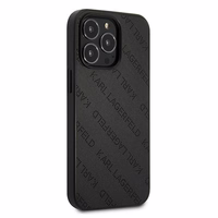 Karl Lagerfeld Perforated Allover Ümbris jaoks iPhone 13 Pro / 13 6.1" - must
