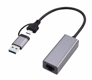 Gembird A-USB3AC-LAN2G-01 USB 2.5G Gigabit võrguadapter, kosmosehall