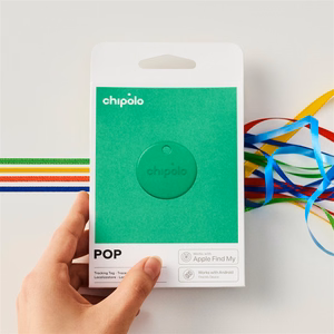 Chipolo POP Bluetooth-esemeleidja vahetatava patareiga iOS-i ja Androidi seadmetele, roheline