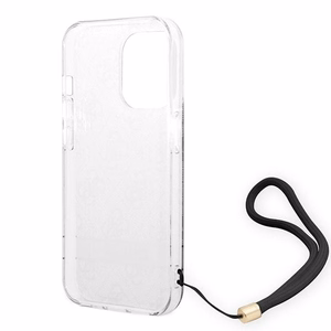 Guess GUOHCP14LH4STK iPhone 14 Pro 6.1 "must / must hardcase 4G Print Strap