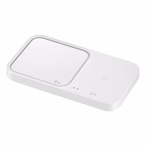 Беспроводное зарядное устройство Samsung "Duo" EP-P5400TWEGEU белый 15W (с зарядным устройством и кабелем) / 100% оригинал