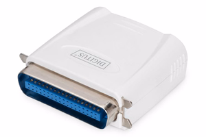 Digitus Fast Ethernet Print Server, 1-Port 1x RJ45, 1x DB-36-pin male Centronics DN-13001-1 White