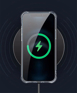 TEL PROTECT MagSilicone Ümbris jaoks Iphone 15 Pro läbipaistev