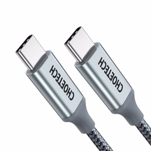 Choetech XCC-1002-GY USB-C - USB-C PD QC kaabel 100W 5A 480Mb/s 1.8m - hall