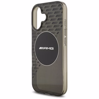 AMG Nauble Layer Läbipaistev Smocked MagSafe Ümbris jaoks iPhone 17 - Must