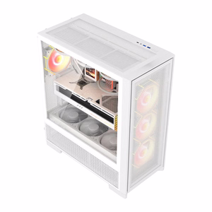 DarkFlash AIRNOVA arvutikorpus (valge) + 3 ventilaatorit