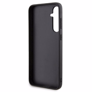 Karl Lagerfeld Gripstand Saffiano Karl&Choupette Pins ümbris jaoks Samsung Galaxy S23 FE - must