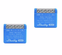 SHELLY 1 Mini Gen4 Smart switch sinine 2 pcs