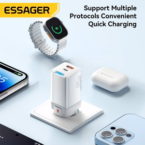 Charger Essager "Zhiqi GaN" White 45W (PD / QC3.0)