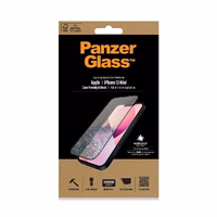 PanzerGlass E2E Microfracture antibacterial glass jaoks iPhone 13 mini - with must raamiga
