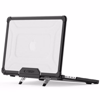 Tech-Protect SmartShell Pro ümbris jaoks Macbook Pro 14 M1 / M2 / M3 / M4 / M5 2021-2025 - must and läbipaistev