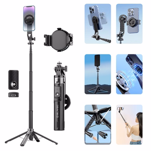 Blavec Selfie Stick Aluminium Fusion P-06 Magsafe tripod + remote control + hoidja 1,34 metres (SSFP06-MTRHB134) must