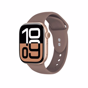 Crong Liquid Apple Watch rihm, 38/40/41/42 mm, pruun