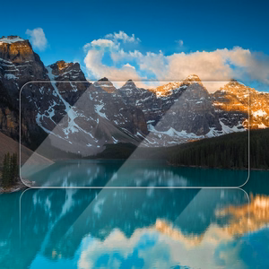 Vmax karastatud klaas 2,5D normaalne läbipaistev klaas iPhone 7 / 8 Plus jaoks