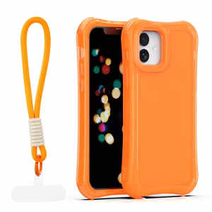 Safepop ümbris rihmaga iPhone 12 / 12 Pro 6,1" jaoks oranž