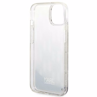 Karl Lagerfeld KLHCP14SLMNMS iPhone 14 6.1 "hardcase hõbedane / hõbedane Liquid Glitter Monogram