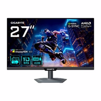 GIGABYTE M27UP 27" 4K UHD Gaming Monitor - Dual Mode (4K 160Hz või FHD 320Hz), 3840 x 2160, 1ms, 350 cd/m², FreeSync Premium Pro, DisplayHDR400, HDMI 2.1, Displayport 1.4.