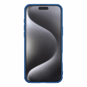 Чехол Nillkin Super Frosted Shield Pro Magnetic iPhone 16 Pro (синий)