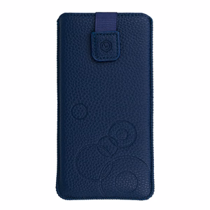 Wonder Deko Pouch Чехол (размер L) для Iphone 13 Mini/12 Mini/SE 2020/2022/7/8 тёмно-синий