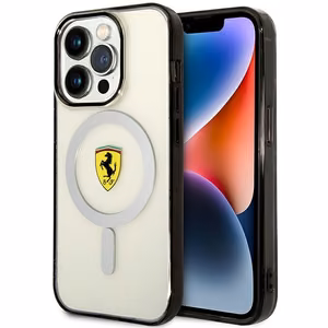 Ferrari FEHMP14LURKT iPhone 14 Pro 6.1" läbipaistev/läbipaistev hardcase Outline Magsafe