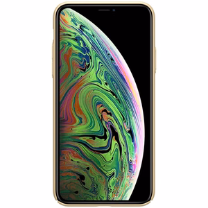Nillkin Super Frosted Shield ümbris seadmele Apple iPhone 11 Pro, logoavaga, kuldne