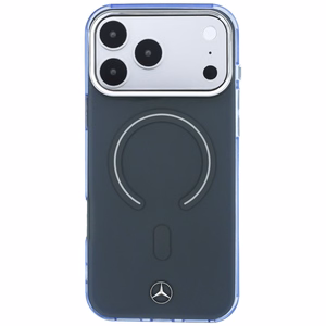 Mercedes Double Layer Iconic Logo ümbris seadmele iPhone 18 Pro Max / 17 Pro Max, MagSafe-ühilduv – tumehall