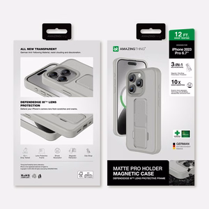 Amazing Thing Matte Pro Mag Чехол 12FT IP156.7PMPGY для Iphone 15 Pro Max титановый