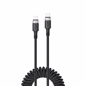 Acefast C14-03 USB-C - USB-C vedrukaabel 480Mb/s 3A 1.2m - must